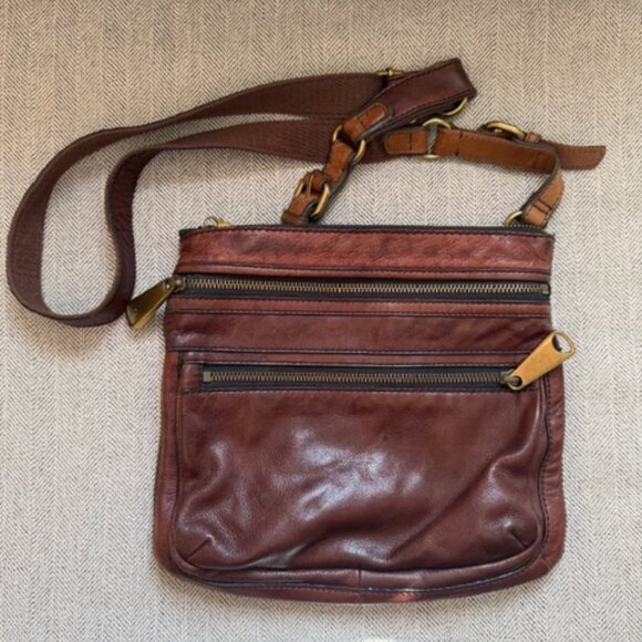 Fossil Brown Crossbody - Picture 2 of 4